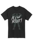 My Hero Academia All Might Silhouette T-Shirt, BLACK, hi-res