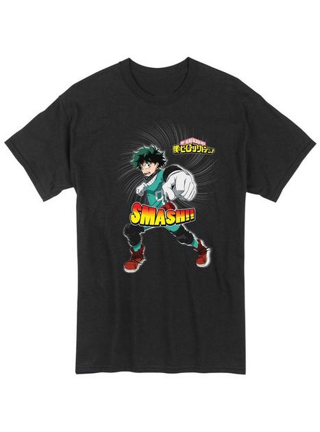 My Hero Academia Deku All For One Smash T-Shirt - BLACK | BoxLunch