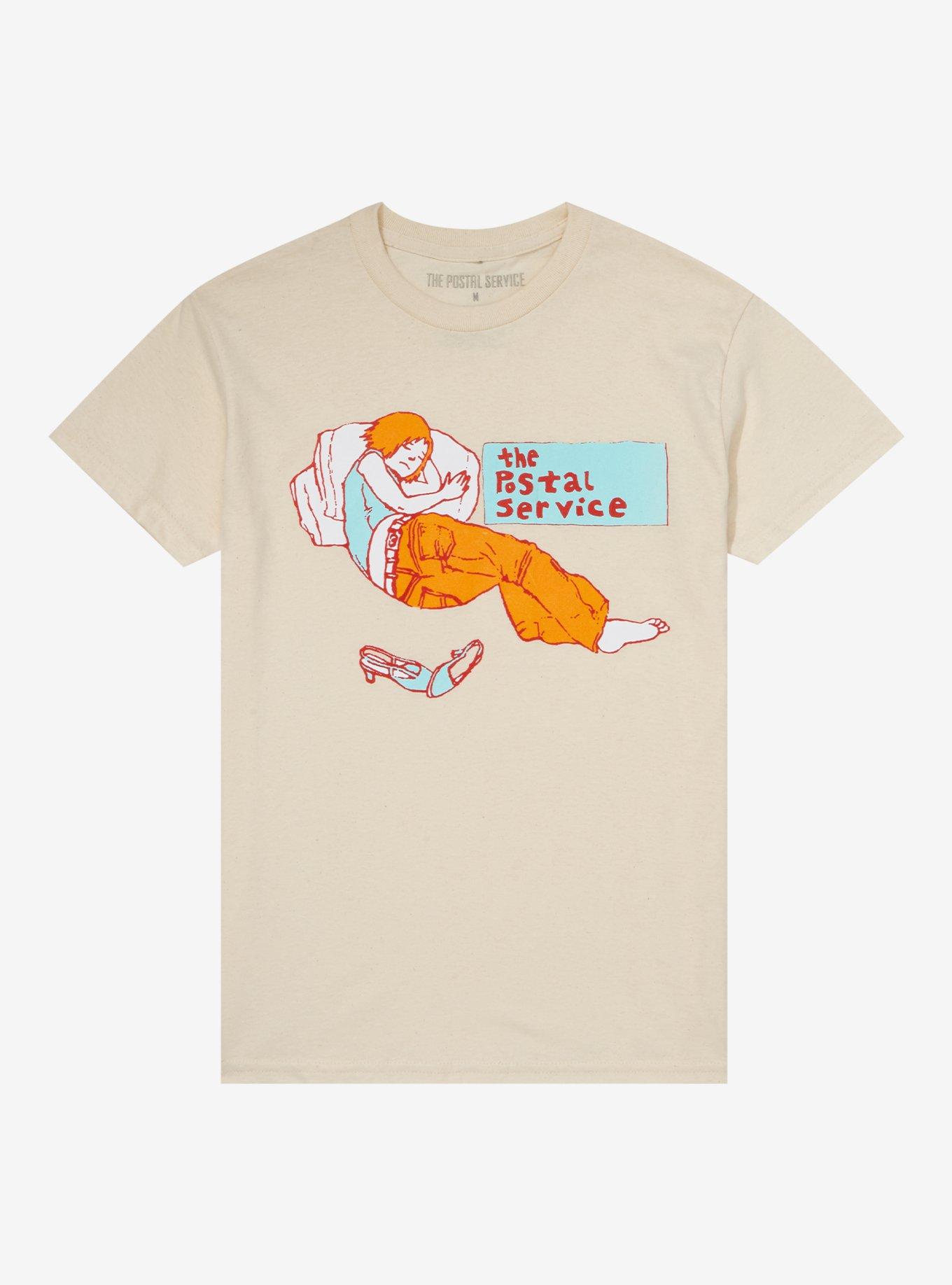 The Postal Service Sleeping Boyfriend Fit Girls T-Shirt, NATURAL, hi-res