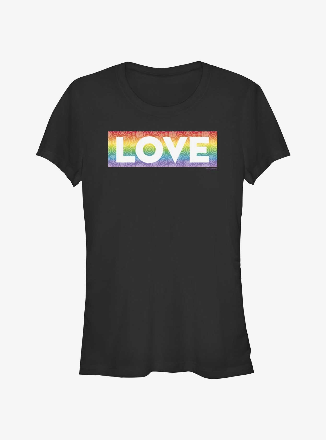 Marvel Avengers Gradient Marvel Love Pride T-Shirt, , hi-res