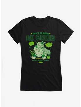 Shrek Don't Be Mean Be Green Girls T-Shirt, , hi-res