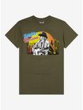 Willie Nelson Desert Boyfriend Fit Girls T-Shirt, MUSTARD, hi-res