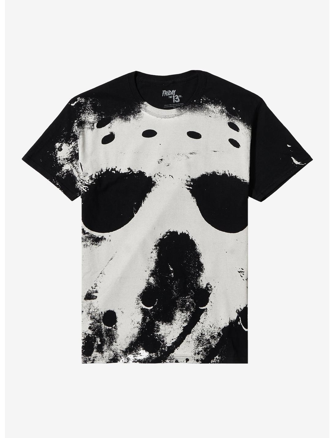 Friday The 13th Jason Mask T-Shirt, BLACK, hi-res