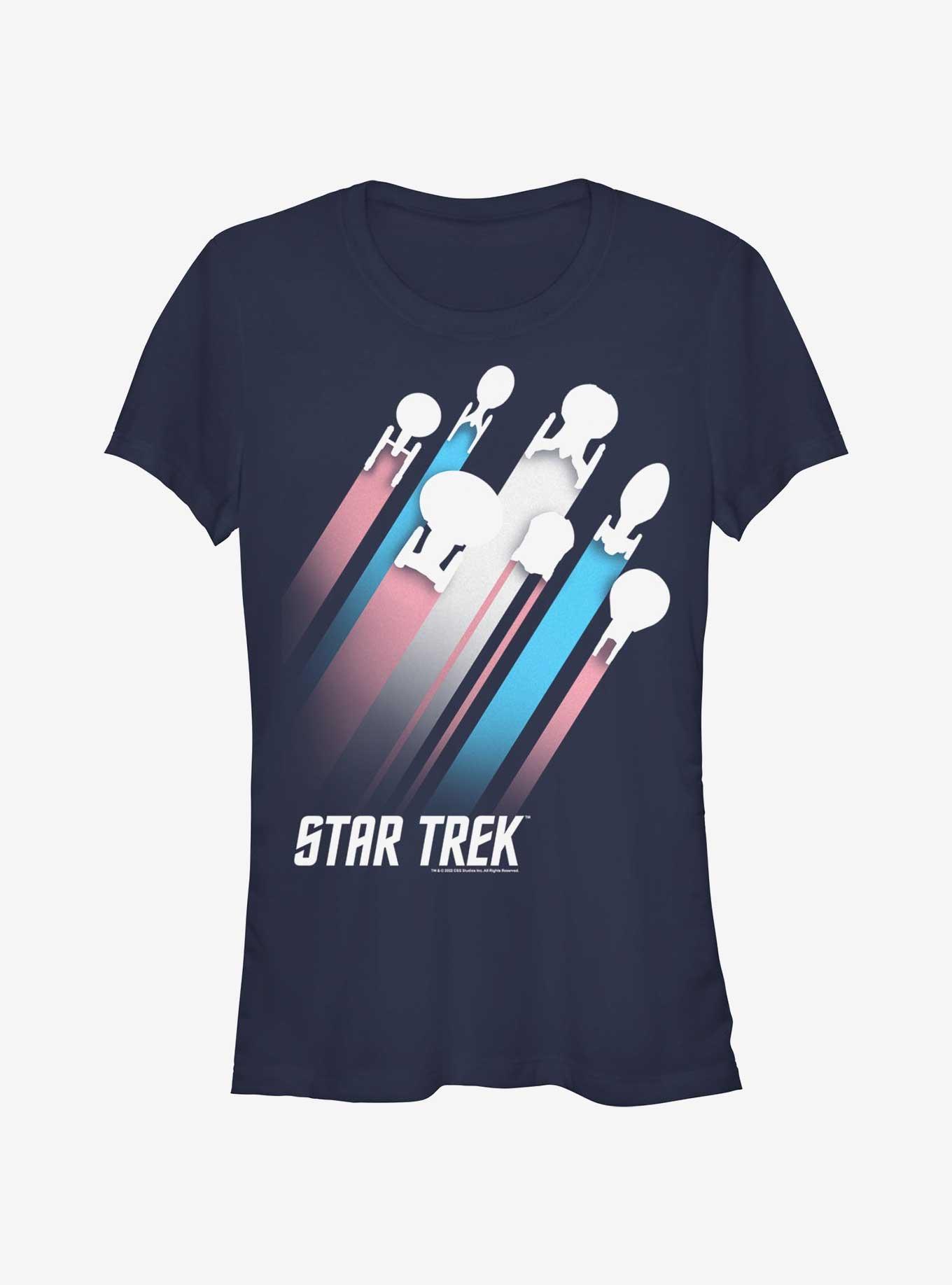 Star Trek Transgender Flag Streaks Pride T-Shirt, , hi-res
