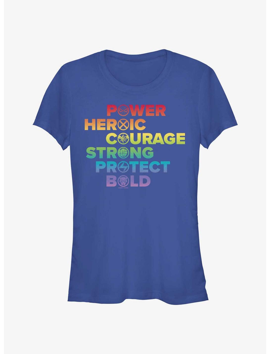 Marvel Avengers Power Bold Pride T-Shirt, ROYAL, hi-res
