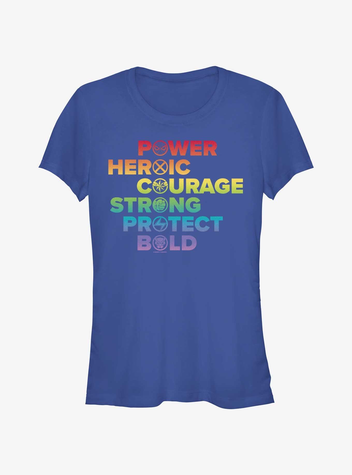 Marvel Avengers Power Bold Pride T-Shirt, ROYAL, hi-res