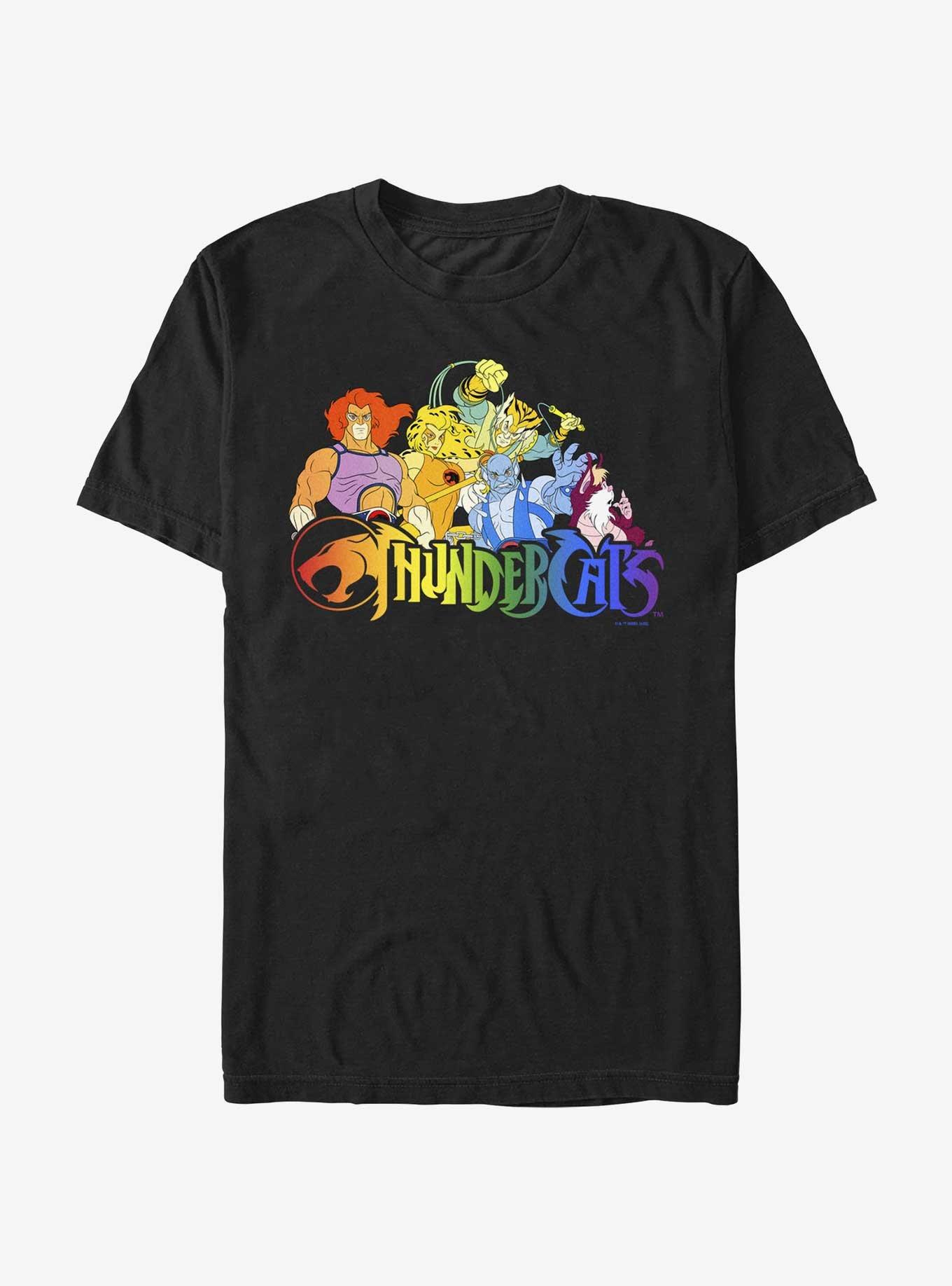 ThunderCats Rainbow Group Pose Pride T-Shirt