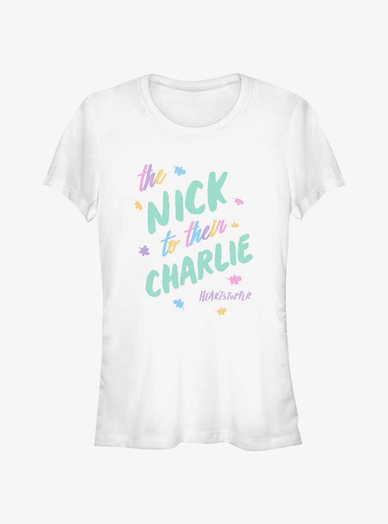 Heartstopper Nick To Charlie Pride T-Shirt, WHITE, hi-res