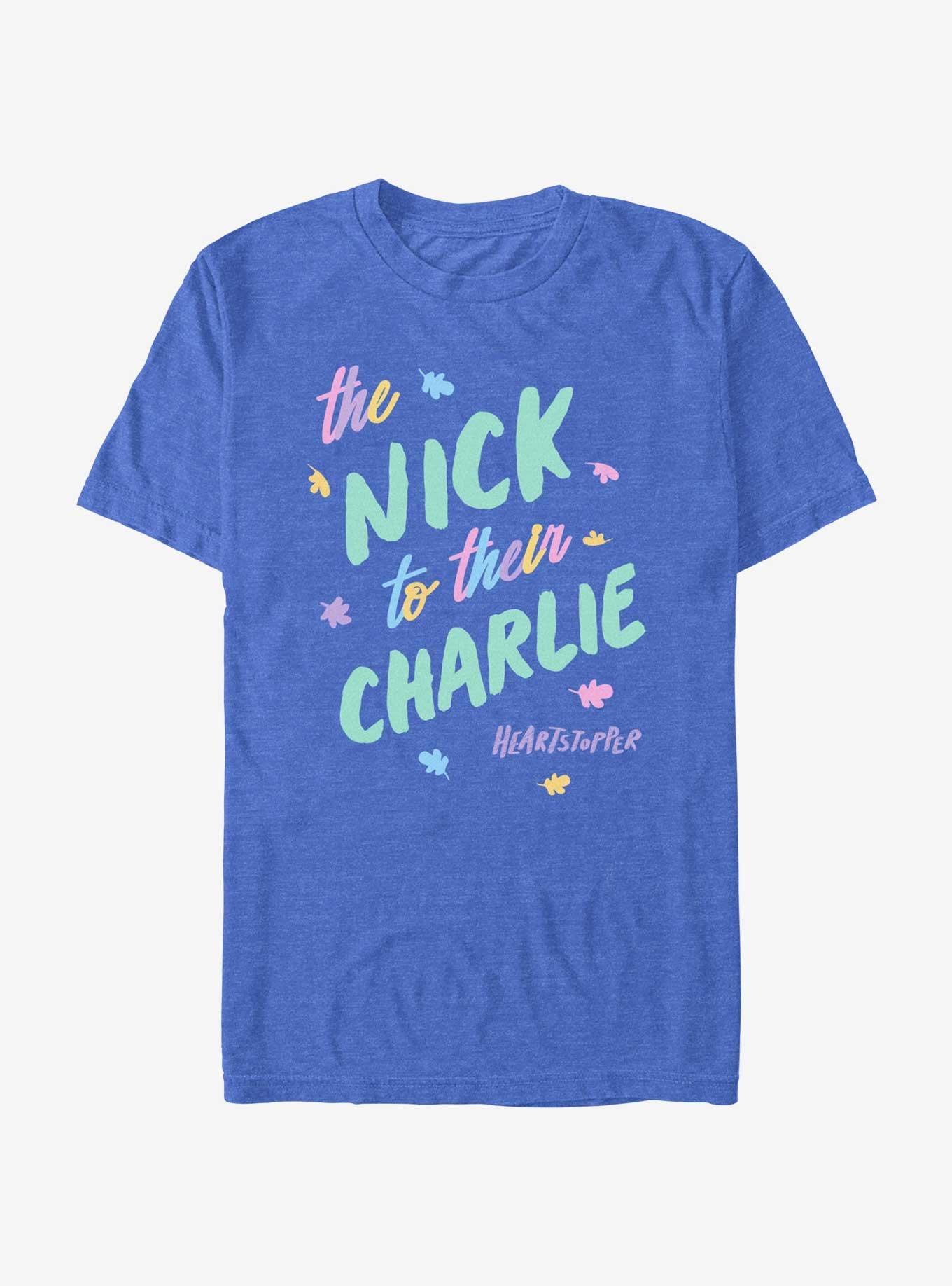 Heartstopper Nick To Charlie Pride T-Shirt, ROY HTR, hi-res