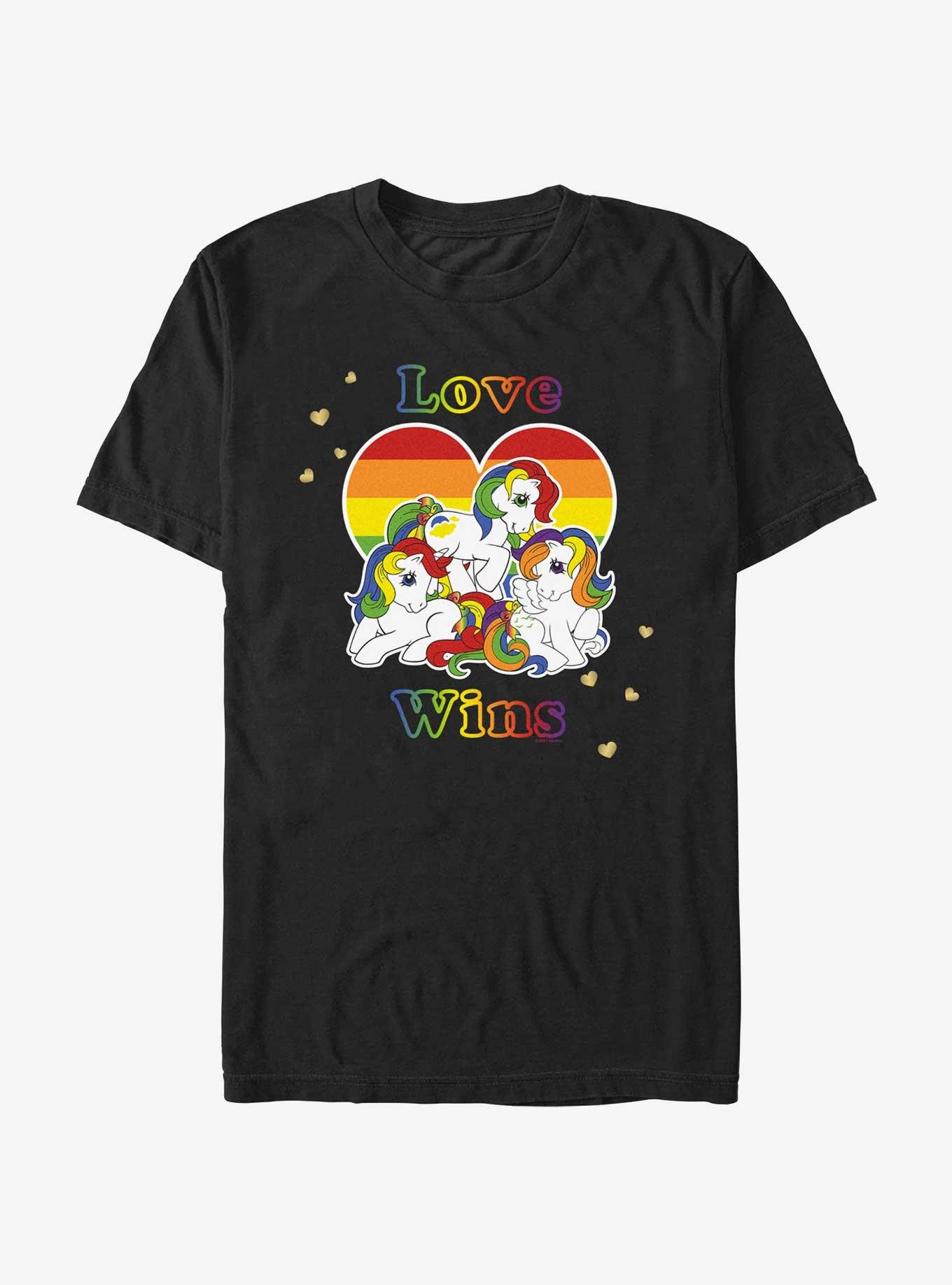 My Little Pony Love Wins Pride T-Shirt, BLACK, hi-res