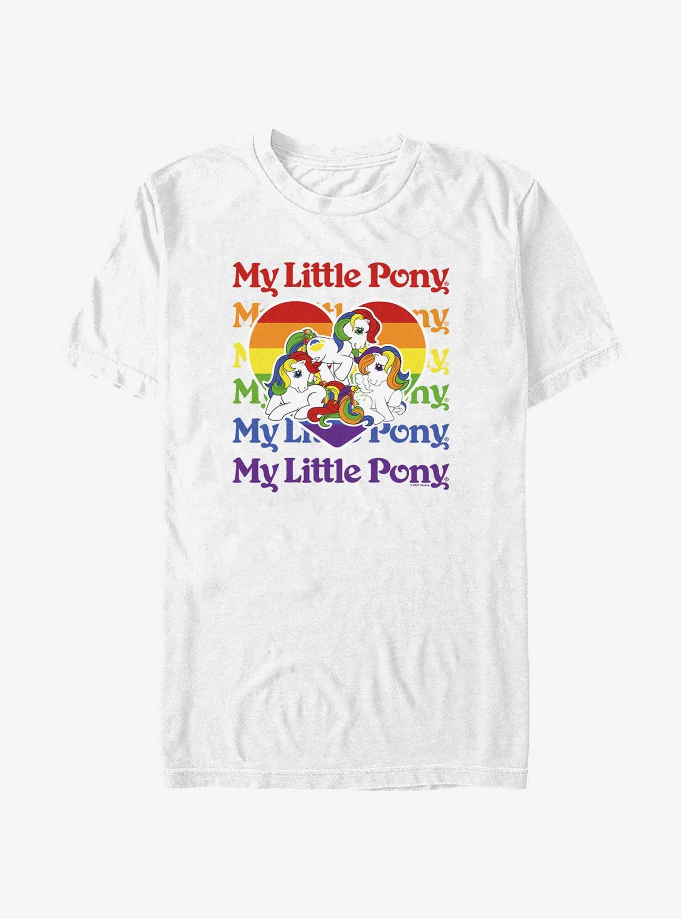 My Little Pony Rainbow Name Stack Pride T-Shirt, , hi-res