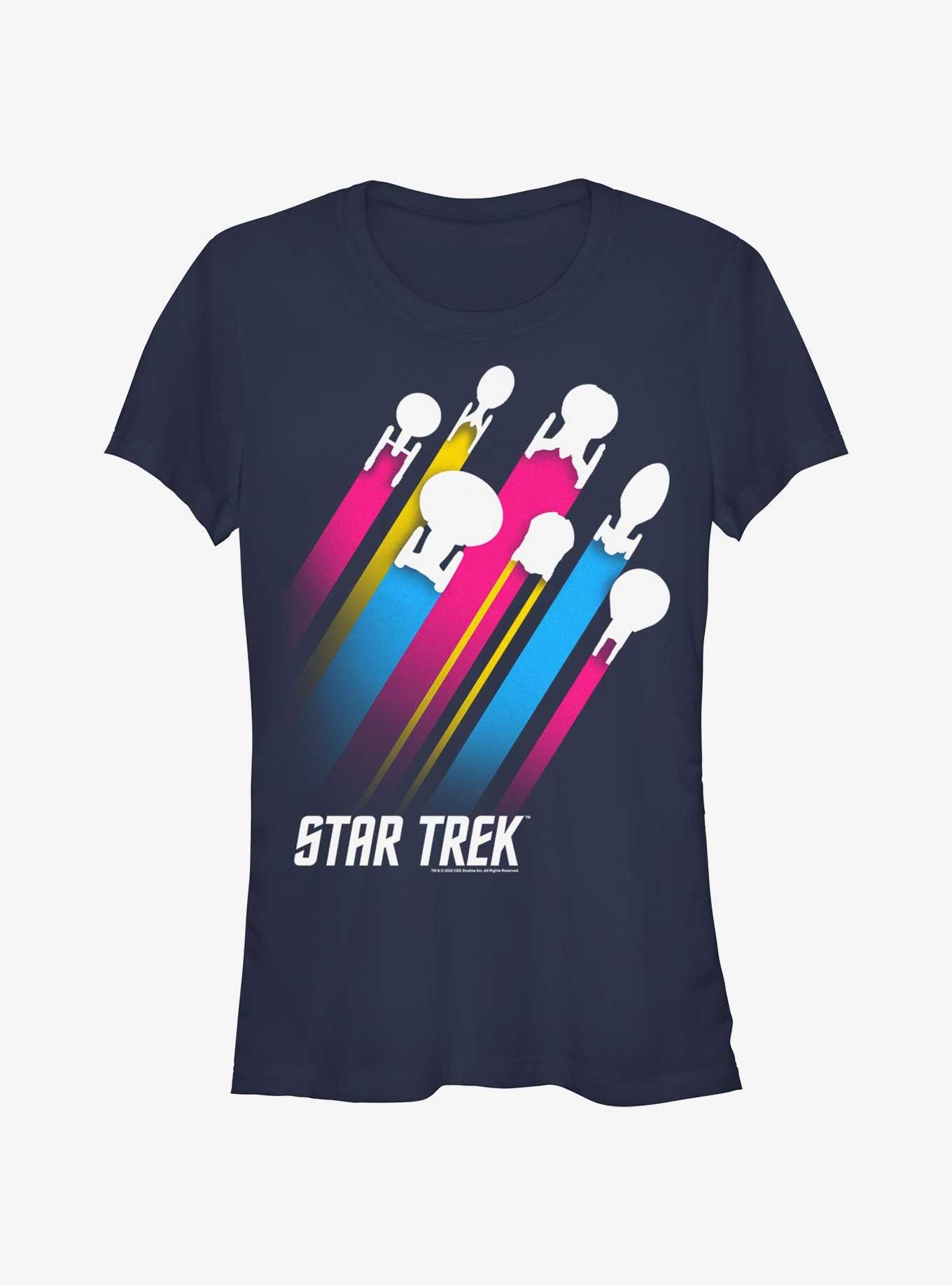 Star Trek Pansexual Flag Streaks Pride T-Shirt, , hi-res