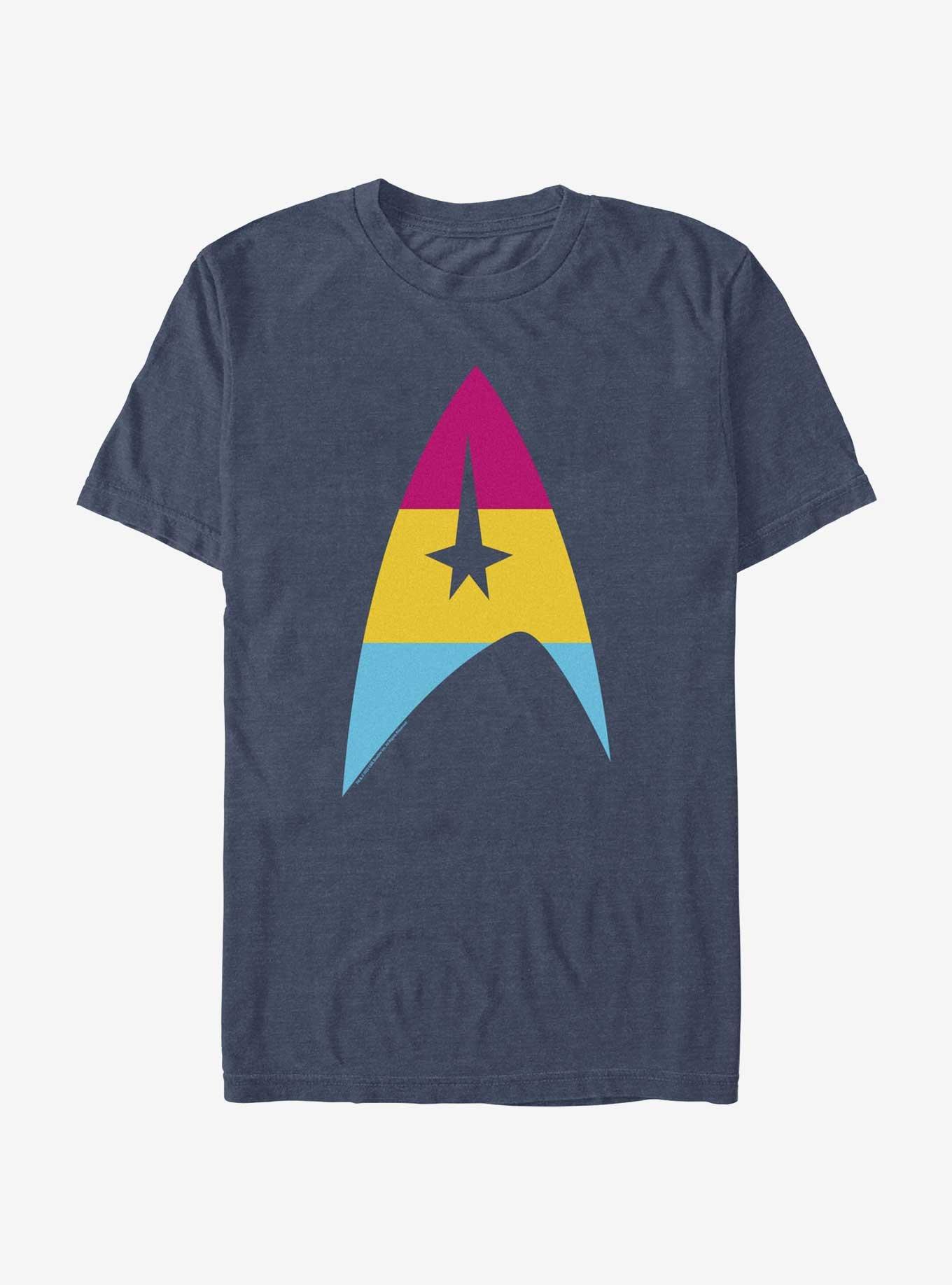 Star Trek Pansexual Flag Logo Pride T-Shirt, , hi-res