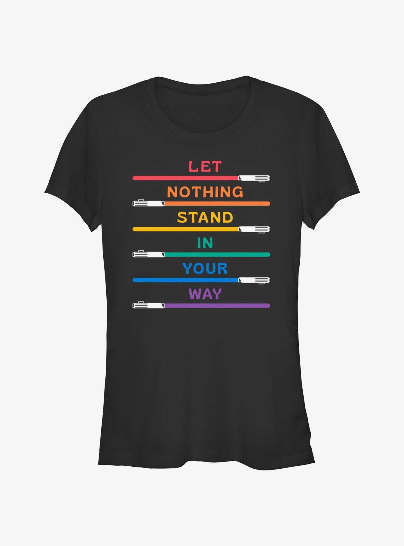 Star Wars Nothing Stand Your Way Pride T-Shirt, BLACK, hi-res