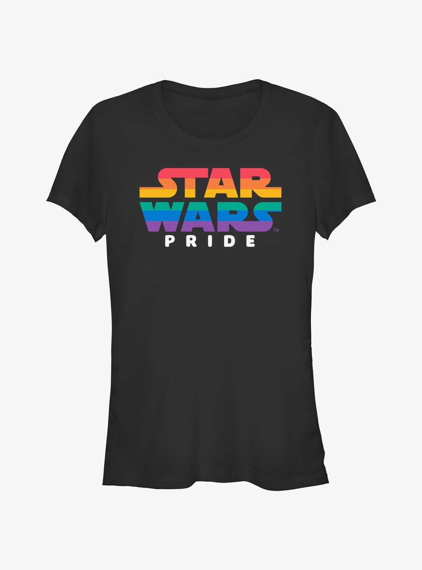 Star Wars Star Wars Logo Pride Colors T-Shirt, BLACK, hi-res