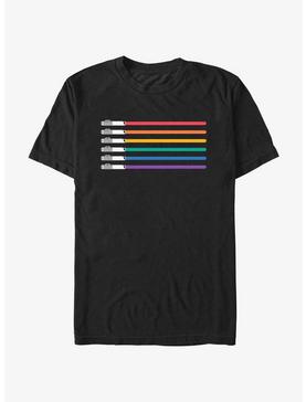 Star Wars Lightsaber Pride Flag T-Shirt, , hi-res