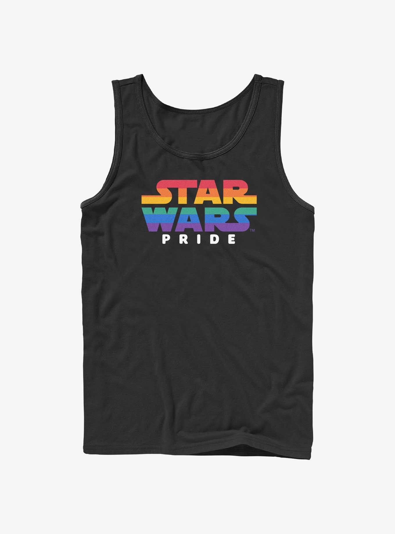 Star Wars Star Wars Logo Pride Colors Tank, BLACK, hi-res
