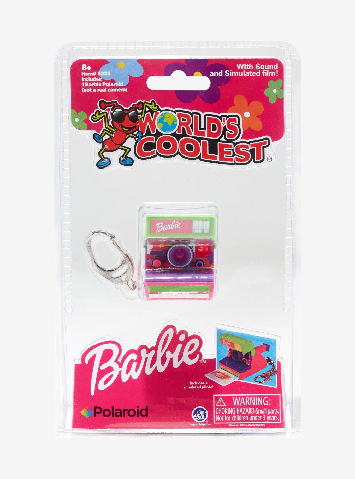World's Coolest Miniature Barbie Polaroid Camera Keychain, , hi-res