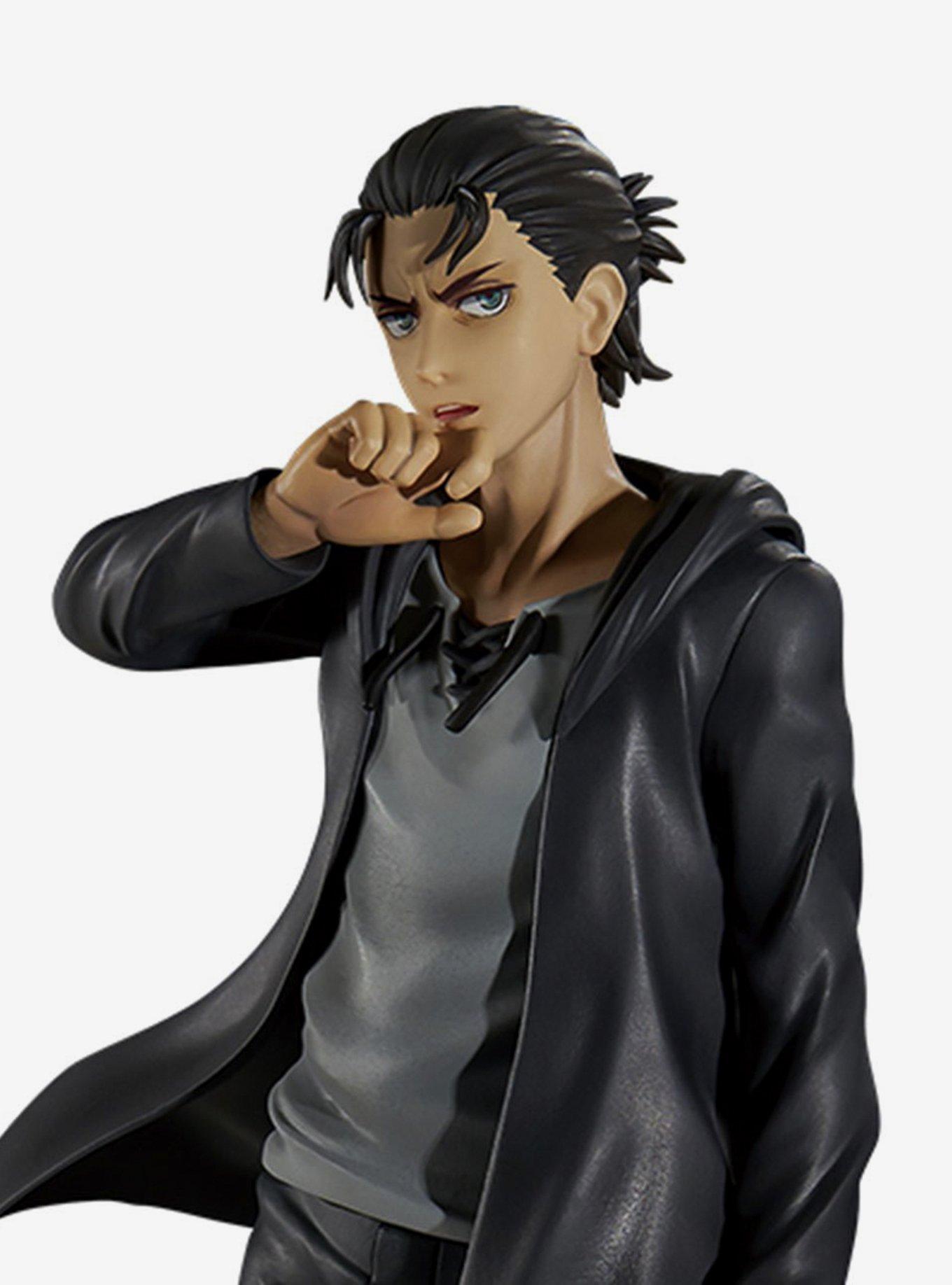 FL[ready Stock]Attack On Titan Eren Jäger Anime Action Figure Gift Kids Toy Collection Model 6in