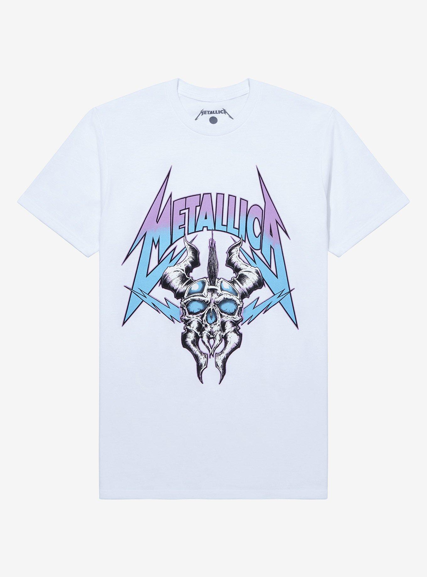 Metallica Pastel Ombre Horned Skull T-Shirt Hot Topic
