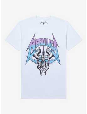 Metallica Pastel Ombre Horned Skull T-Shirt, , hi-res