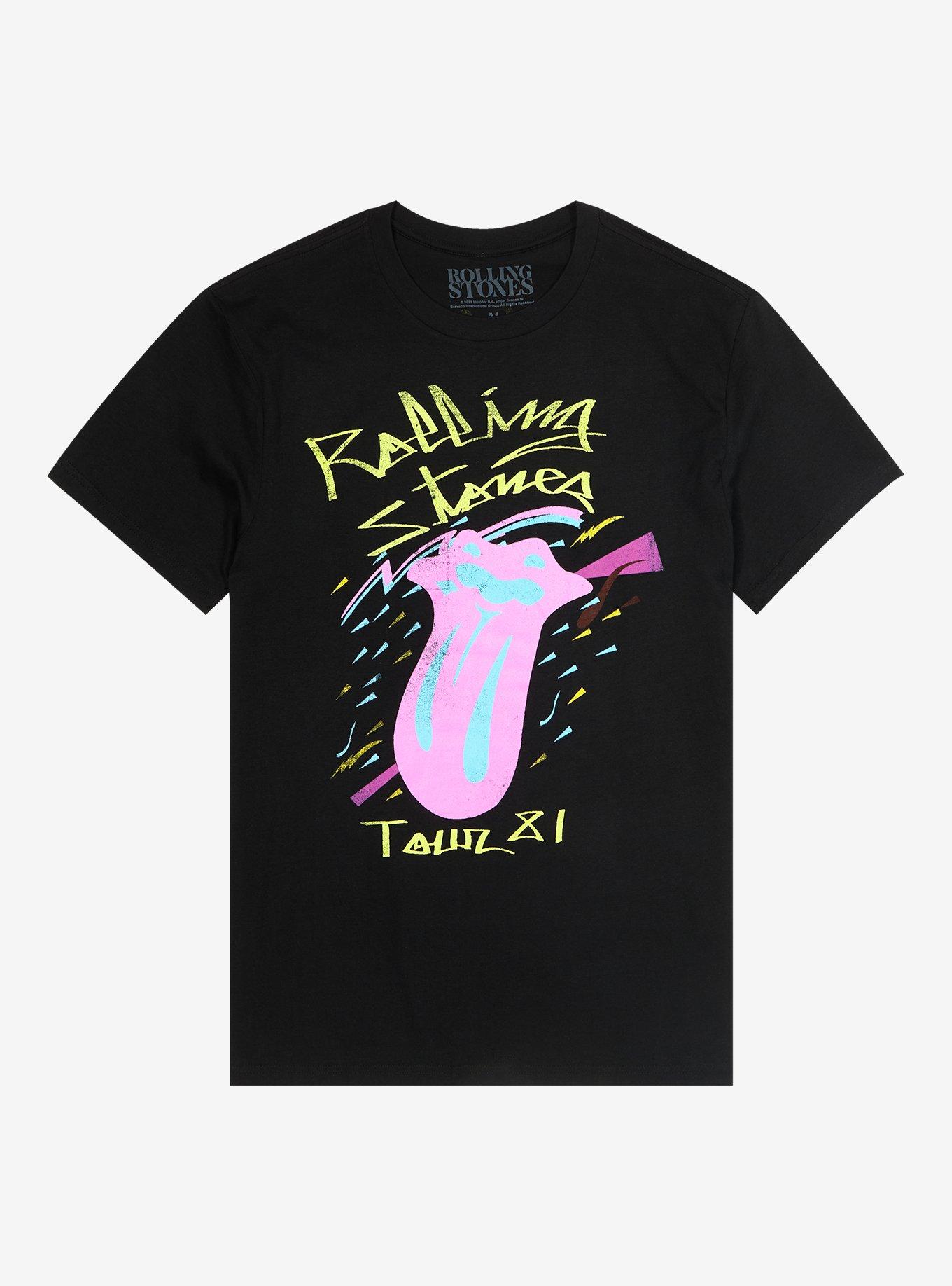 The Rolling Stones 1981 Tour T-Shirt, BLACK, hi-res