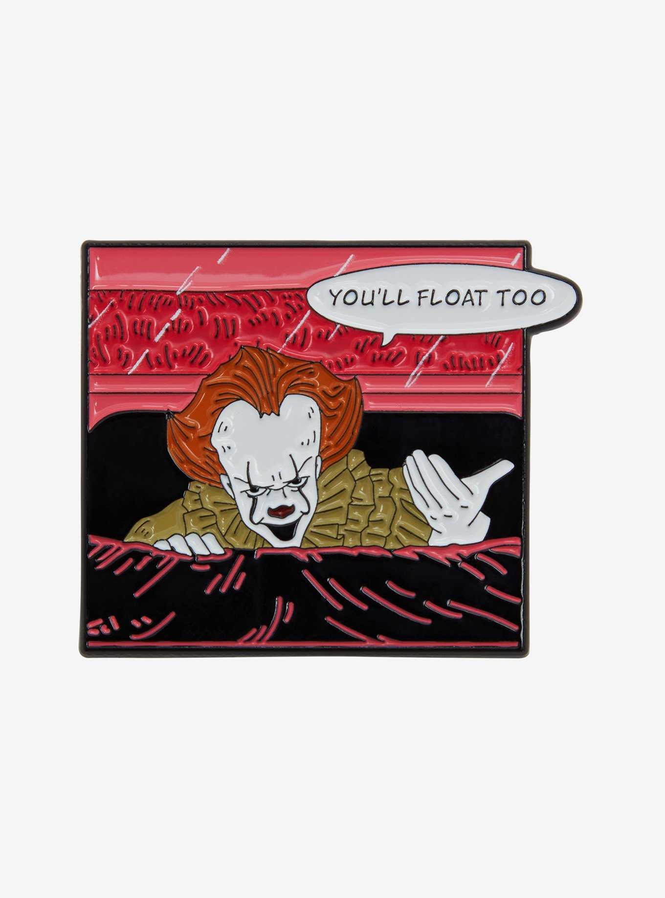 It Pennywise Sewer Panel Enamel Pin - BoxLunch Exclusive, , hi-res