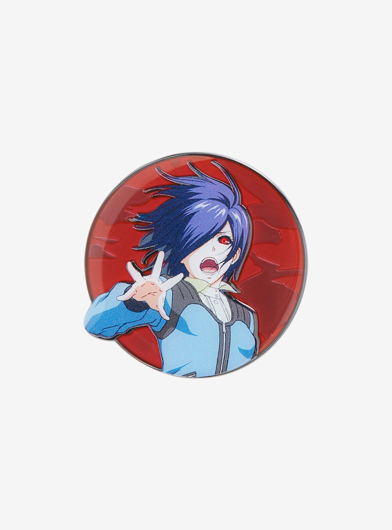 Tokyo Ghoul Touka Kirishima Circular Enamel Pin - BoxLunch Exclusive, , hi-res