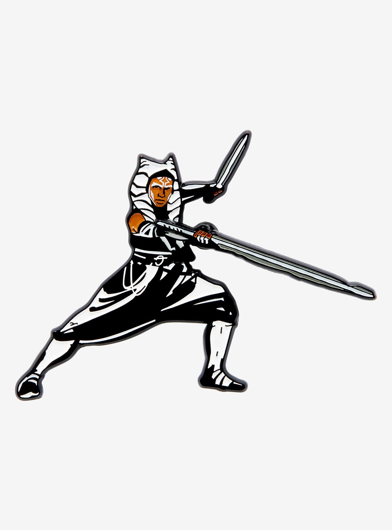 Star Wars Ahsoka Spinning Enamel Pin - BoxLunch Exclusive, , hi-res
