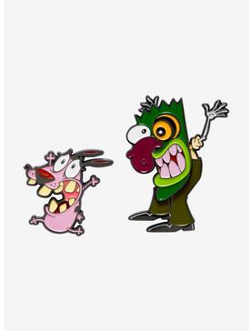 Courage the Cowardly Dog Courage & Eustace Enamel Pin Set - BoxLunch Exclusive, , hi-res