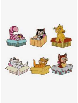 Disney Cats Blind Box Enamel Pin - BoxLunch Exclusive, , hi-res