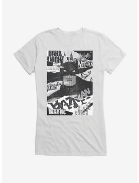 Plus Size DC Comics Batman WB 100 Dark Knight Scrap Collage Girls T-Shirt, , hi-res
