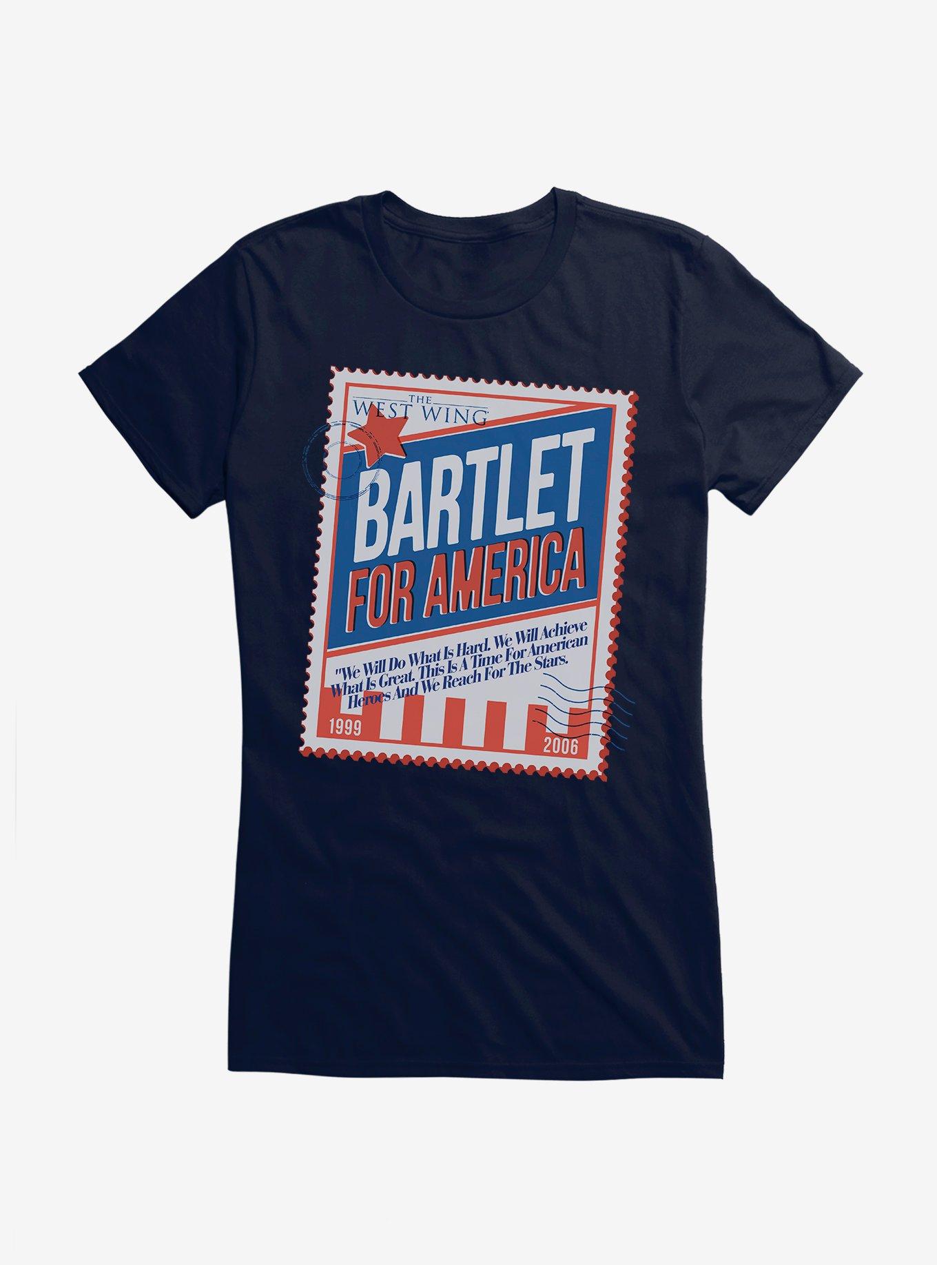 West Wing WB 100 Bartlet For America Girls T-Shirt