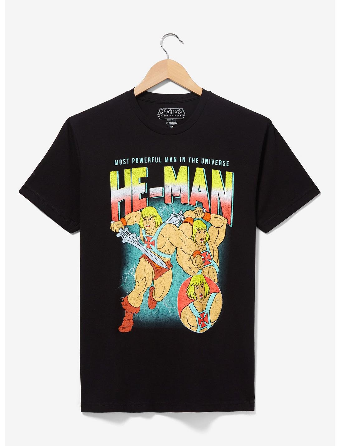 Masters of the Universe He-Man Multi Portrait T-Shirt, BLACK, hi-res