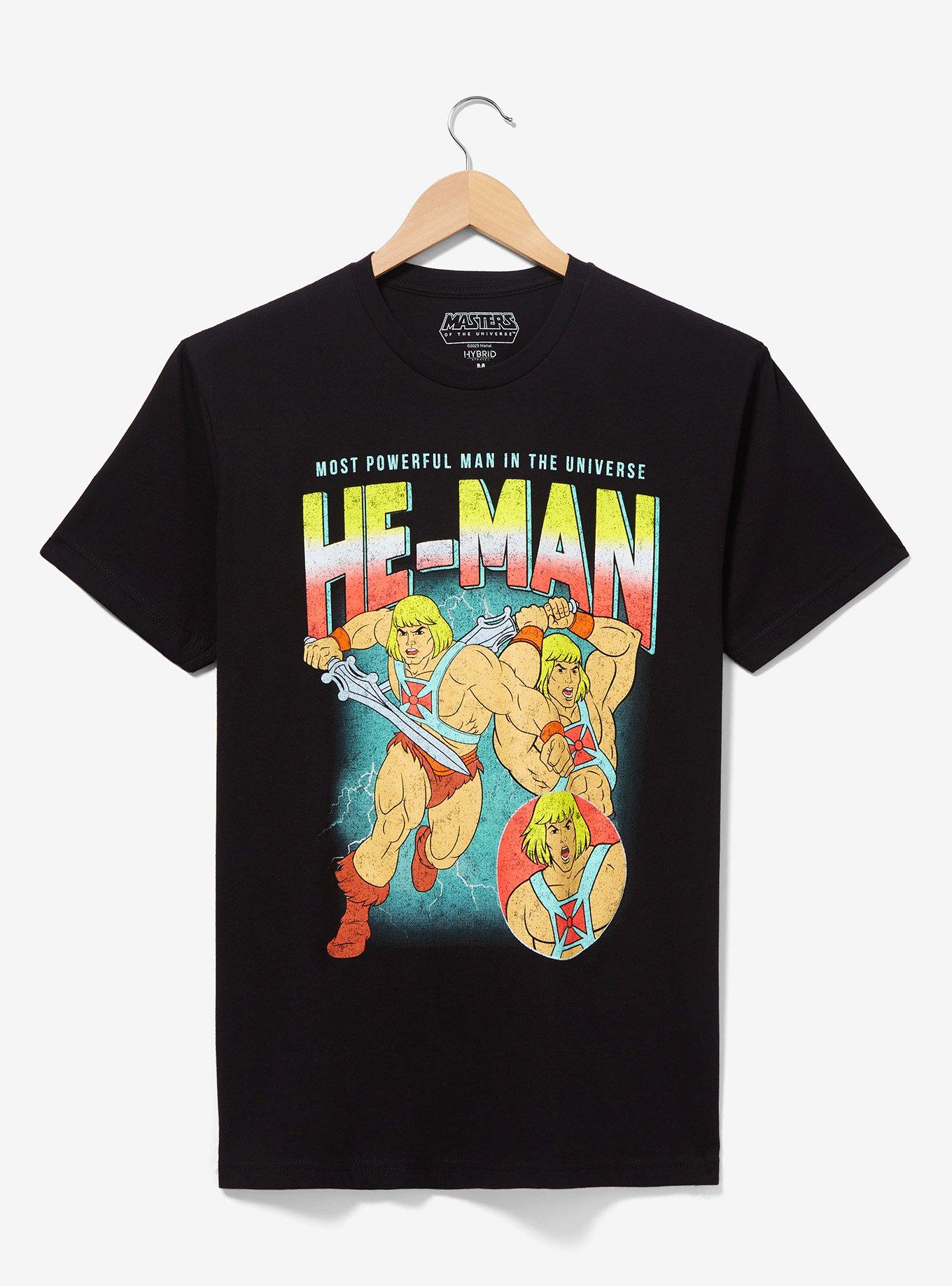 Masters of the Universe He-Man Multi Portrait T-Shirt, BLACK, hi-res