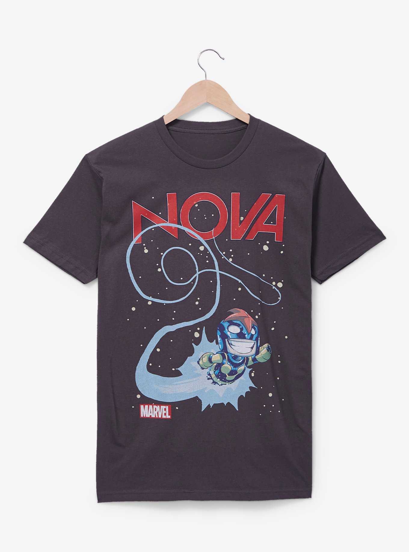 Marvel Nova Comic Book Cover T-Shirt - BoxLunch Exclusive, , hi-res