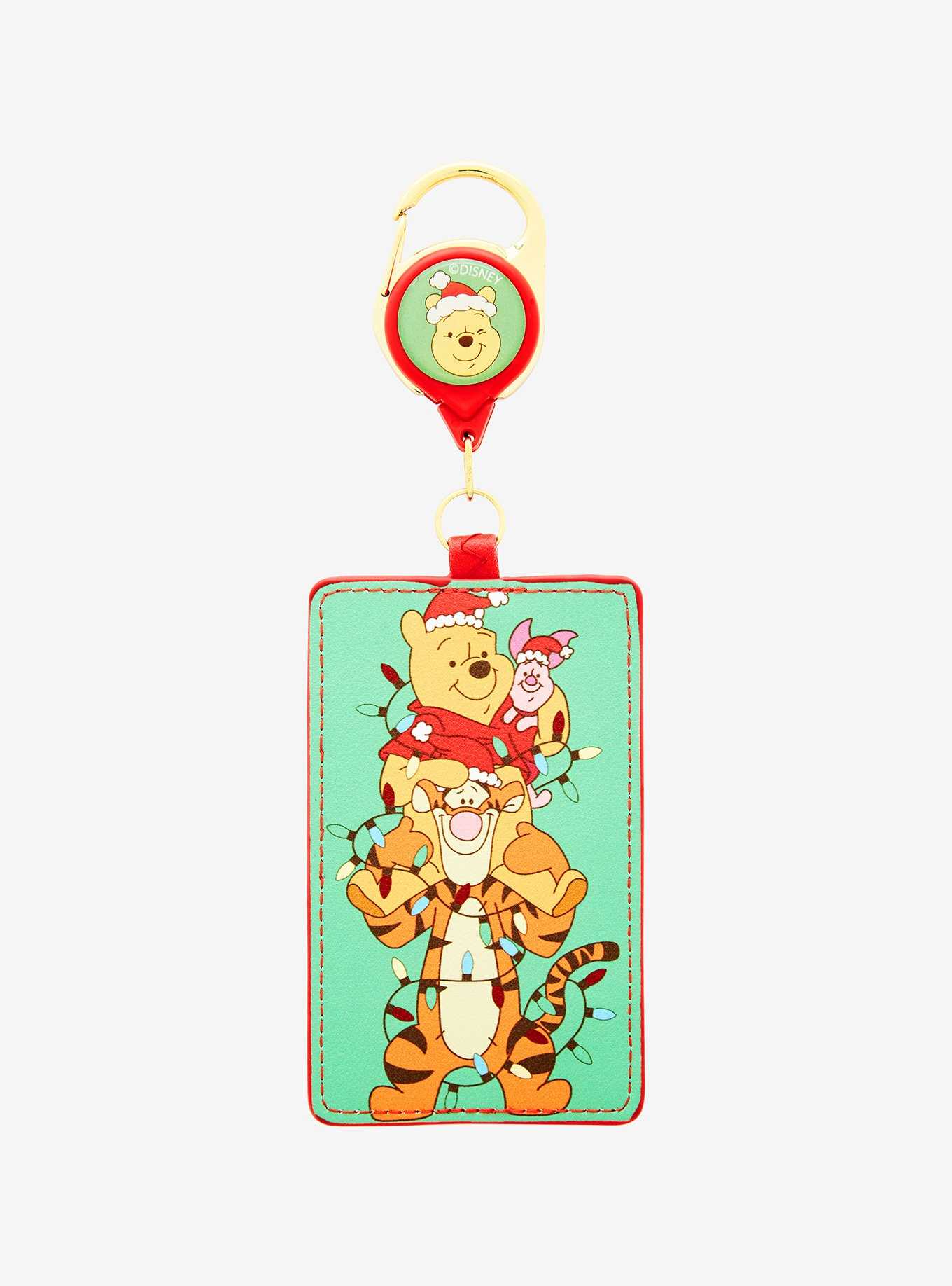 Loungefly Disney Winnie the Pooh Holiday Retractable Lanyard - BoxLunch Exclusive, , hi-res