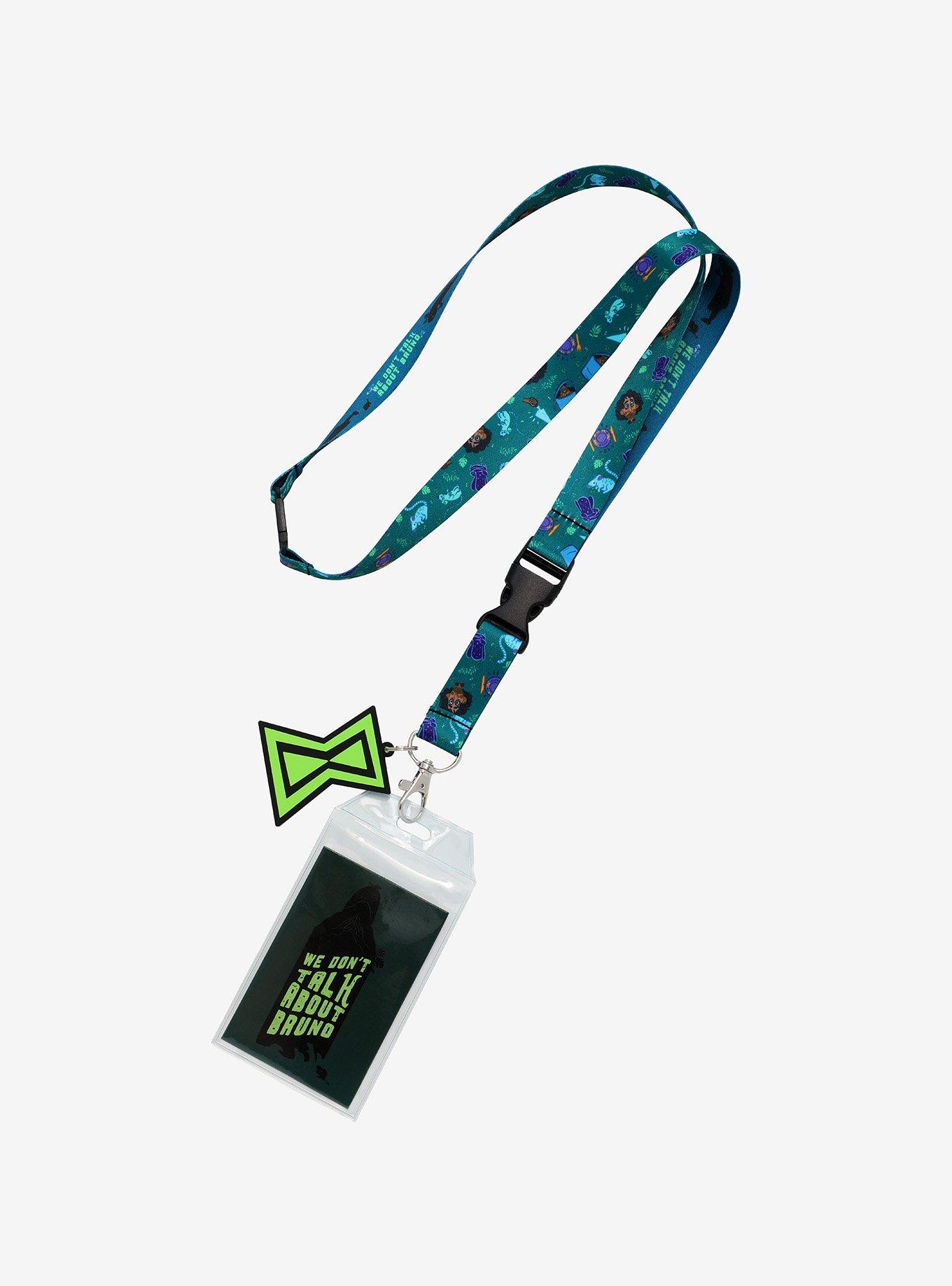 Disney Encanto Bruno Icons Allover Print Lanyard - BoxLunch Exclusive, , hi-res