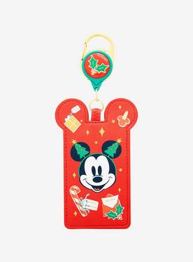 Disney Mickey & Friends Holiday Retractible Lanyard - BoxLunch Exclusive