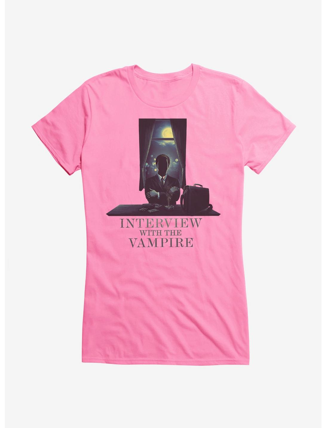 Interview With A Vampire WB 100 Silhouette Girls T-Shirt, CHARITY PINK, hi-res