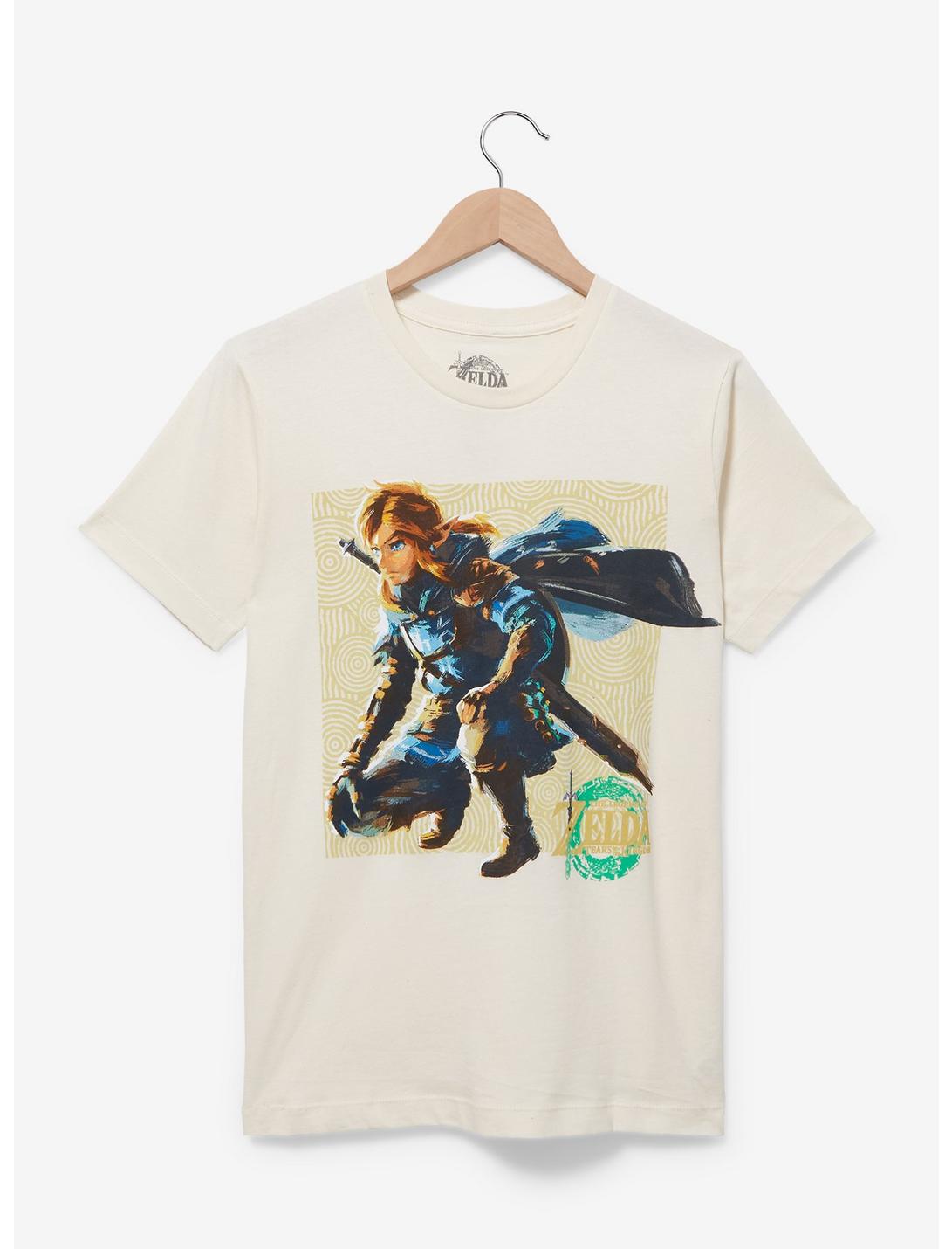 Nintendo The Legend of Zelda: Tears of the Kingdom Link Portrait T-Shirt - BoxLunch Exclusive, WHITE, hi-res