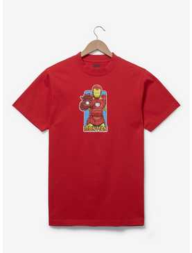 Marvel Iron Man Cartoon Portrait T-Shirt - BoxLunch Exclusive, , hi-res