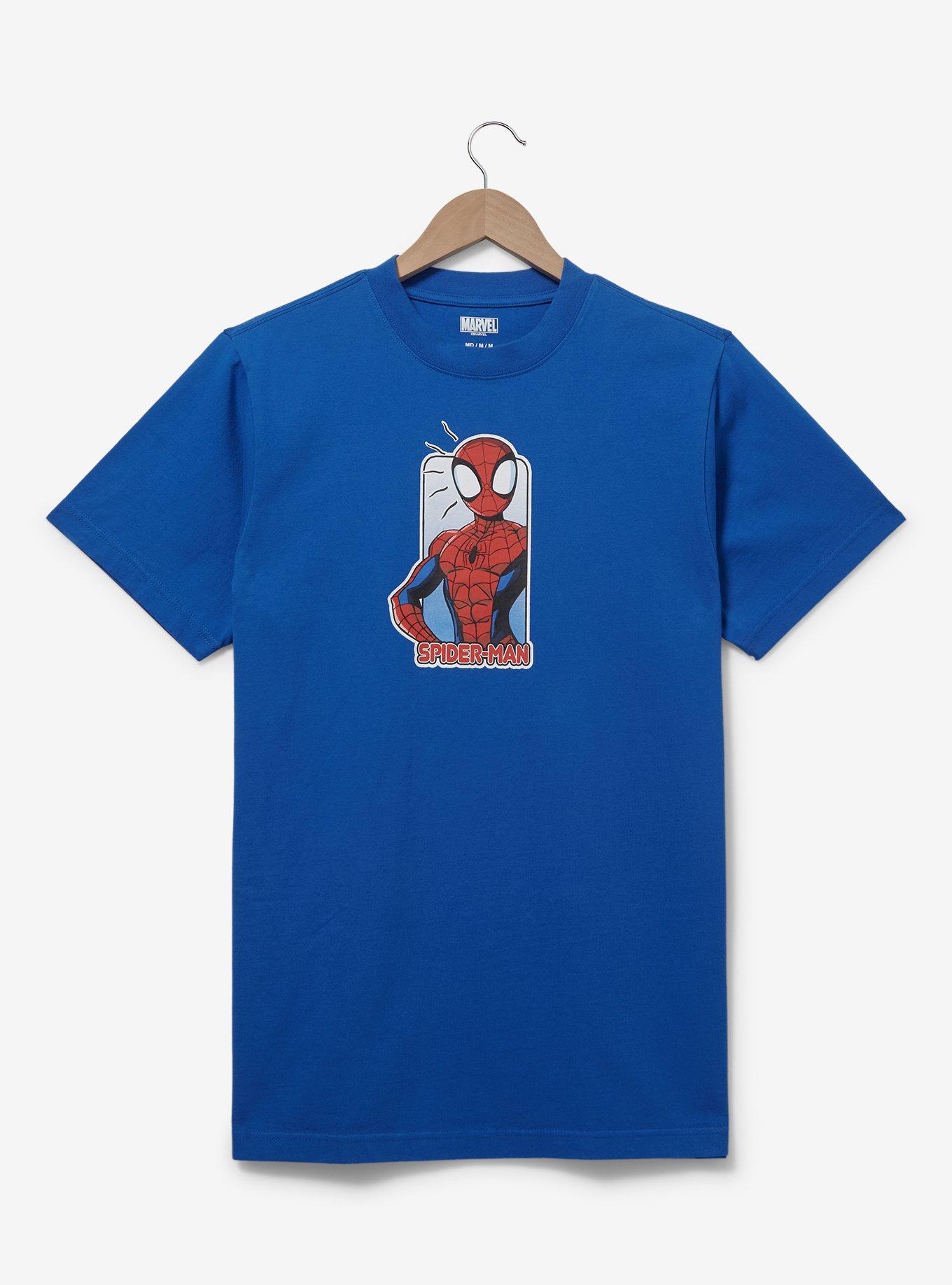 Marvel Spider-Man Cartoon Portrait T-Shirt, , hi-res