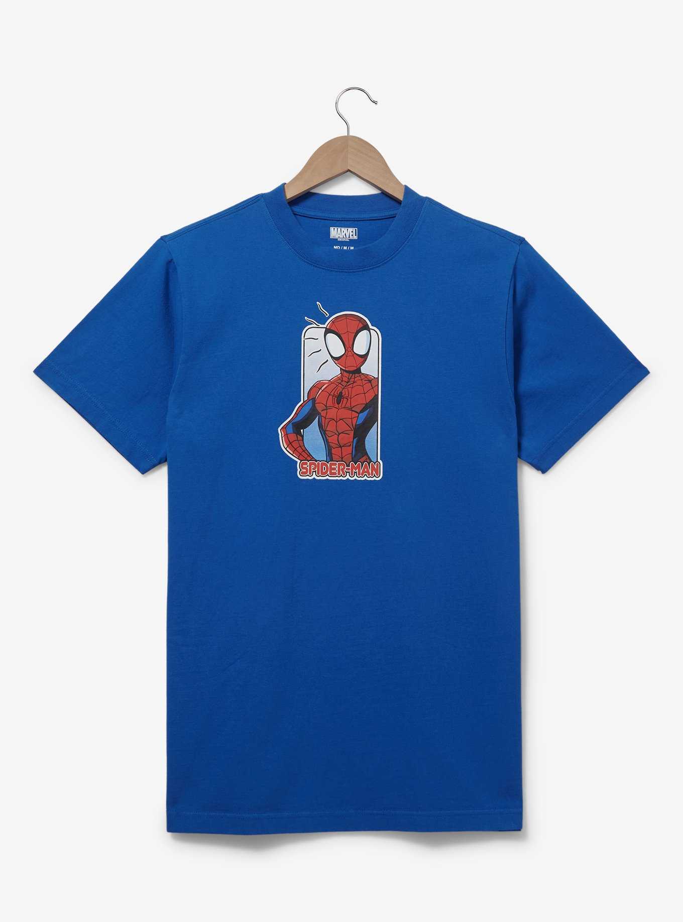 Marvel Spider-Man Cartoon Portrait T-Shirt, , hi-res