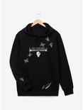 BLEACH Butterfly Icons Hoodie - BoxLunch Exclusive, BLACK, hi-res
