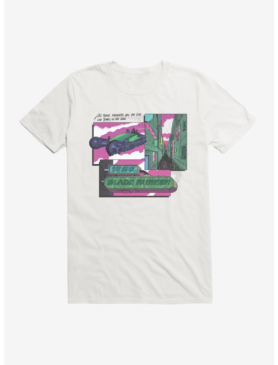 Blade Runner WB 100 All These Moments T-Shirt, WHITE, hi-res