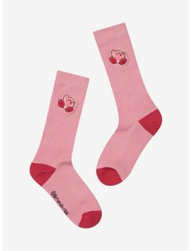 Kirby Squish Embroidered Crew Socks, , hi-res
