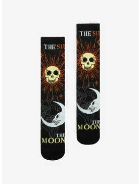 The Sun & Moon Tarot Card Crew Socks, , hi-res