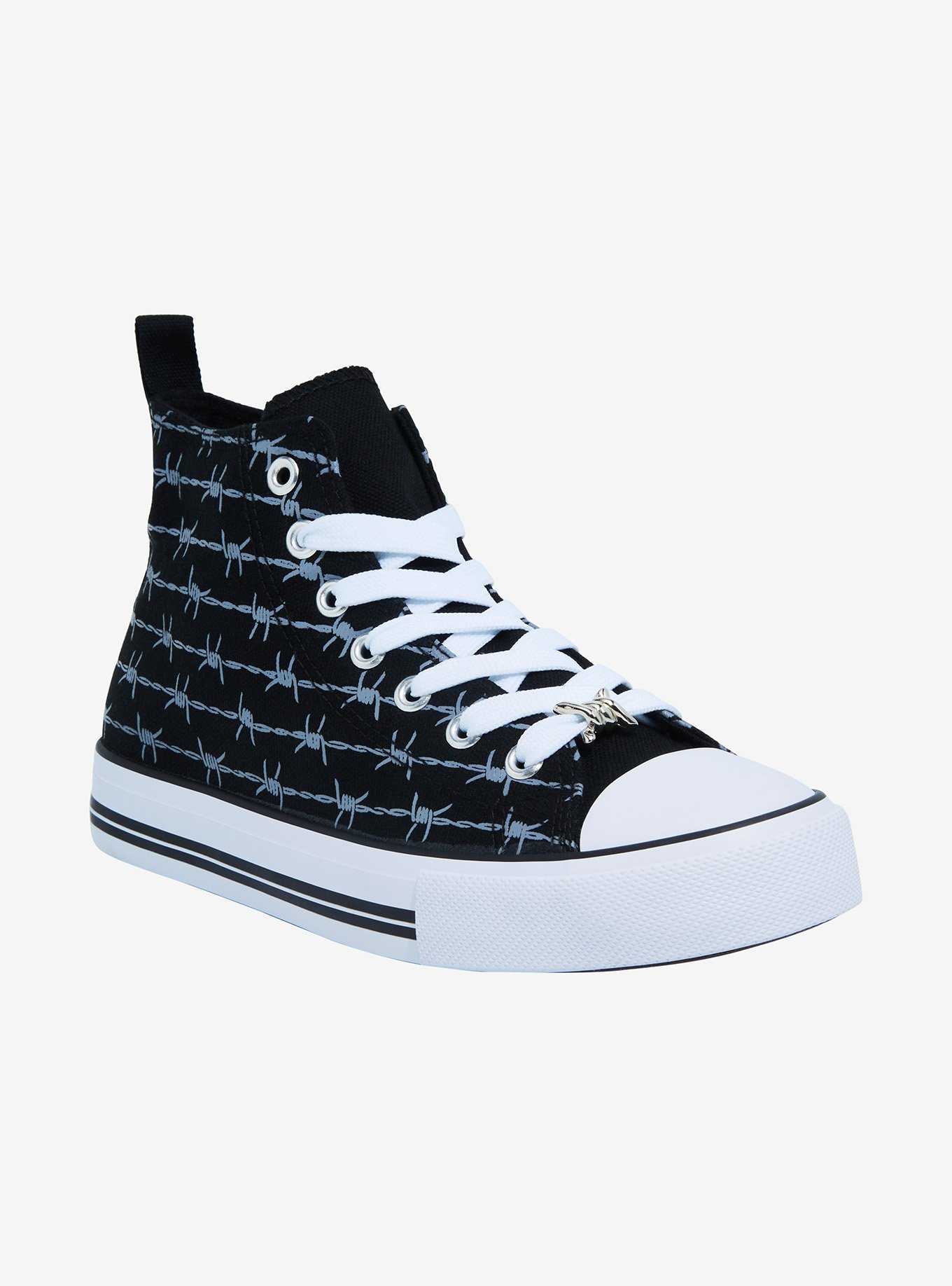 Barbed Wire Hi-Top Sneakers, , hi-res