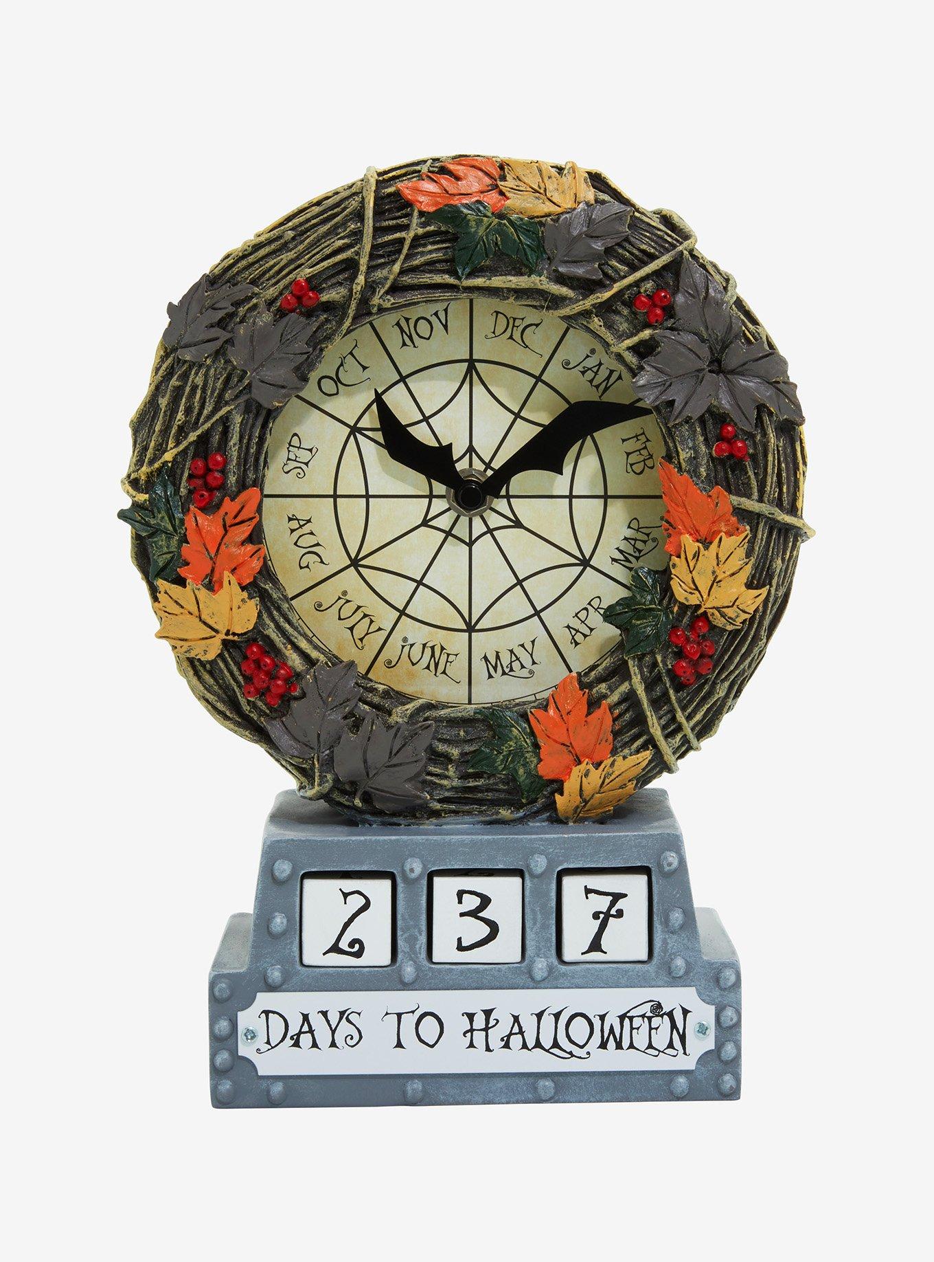 The Nightmare Before Christmas Foliage Countdown Table Clock, , hi-res